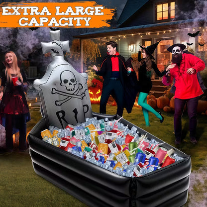 Inflatable PVC Graveyard Tombstone Drinks Holder