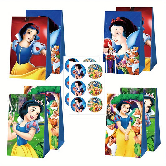 Snow White Party Paper Bags Pack of 12