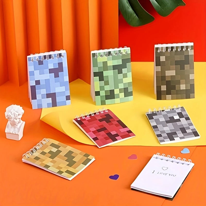 Minecraft Mini Pixel Notepads Pack of 12