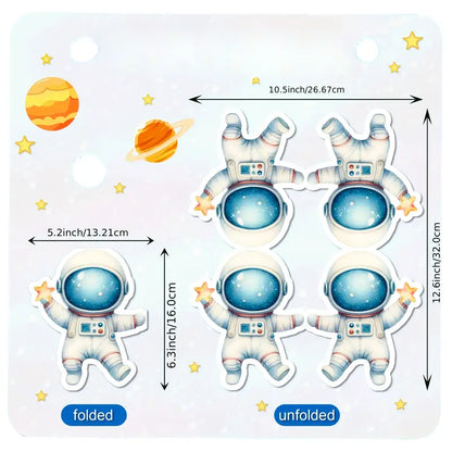 Astronaut Shaped Paper Napkins Pack of 20