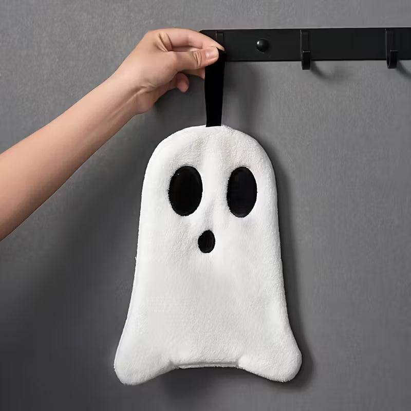 Halloween Bathroom Ghost Hand Towel Pack of 2