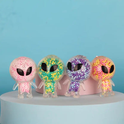 Mini Soft Alien Toys for Party Favors Pack of 8