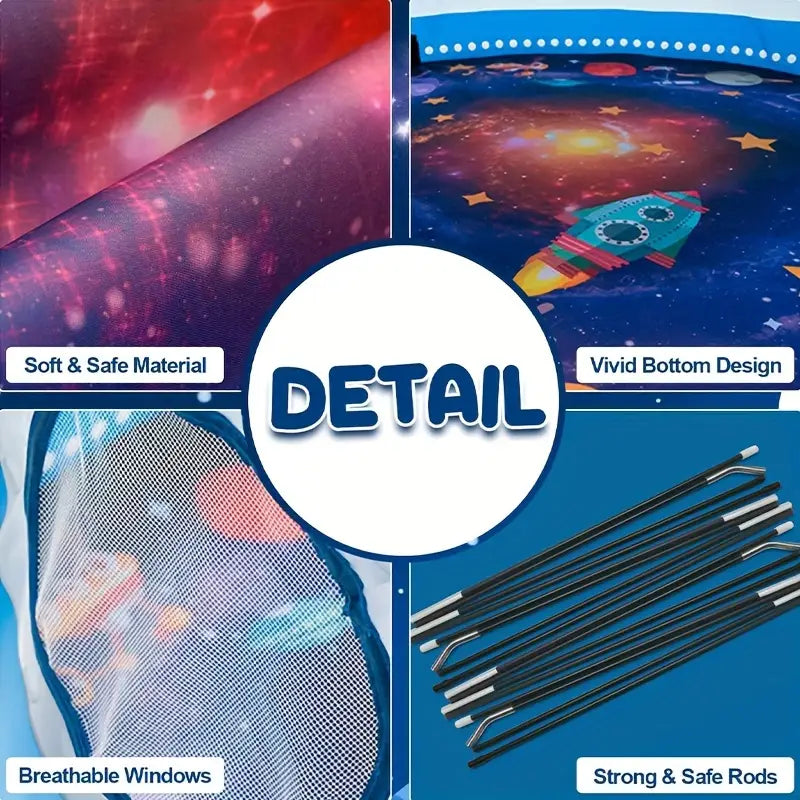 Space-Themed Pop-Up Play Tent