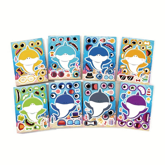 Baby Shark DIY Sticker Set Pack of 8