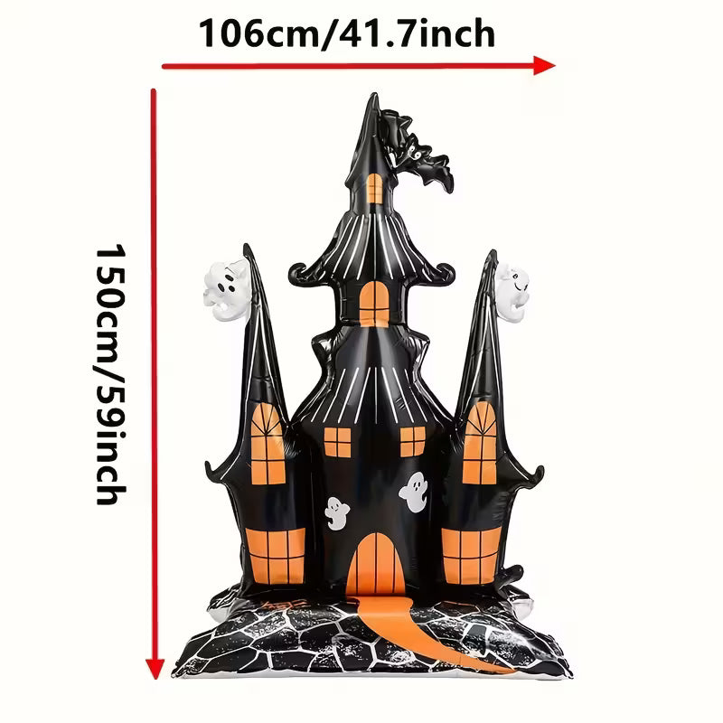 Giant Halloween Haunted Castle Foil Balloon