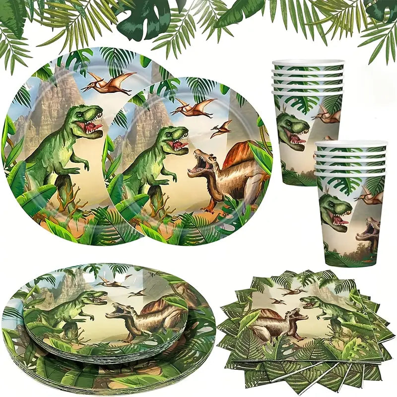 Dino Tableware Set for 20 Guests