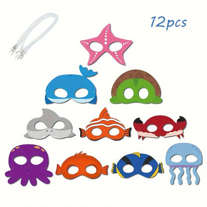Sea Animal Theme Birthday Party Favors For 12 Guests