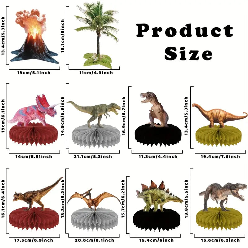 Dinosaur Centerpieces Pack of 10