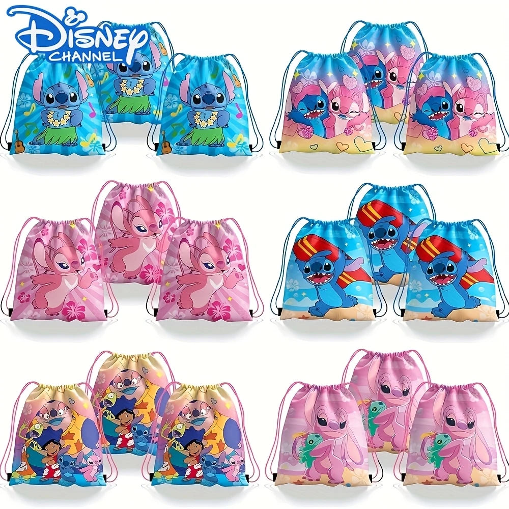 Stitch & Lilo Drawstring Bags Pack of 18
