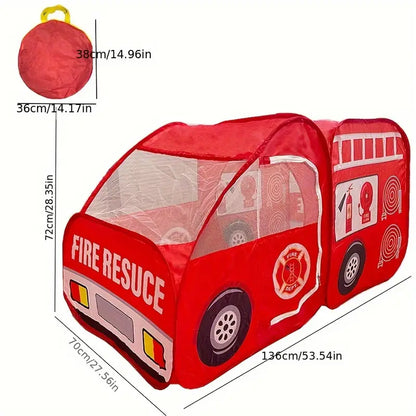 Fire Truck Large-Sized Kids Tent