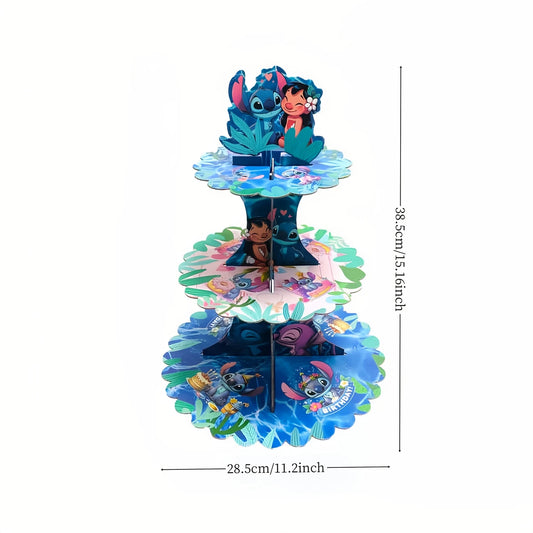 Stitch & Lilo Cupcake Display Cardboard Stand