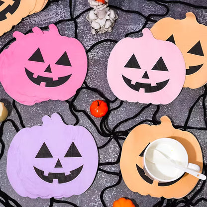 Halloween Pastel Pumpkin Paper Napkins Pack of 20