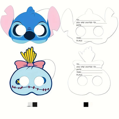 Stitch Paper Masks Pack of 12