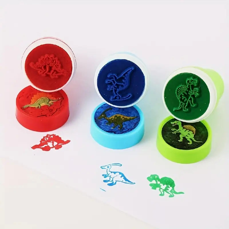Mini Dinosaur Stamp Favors pack of 10
