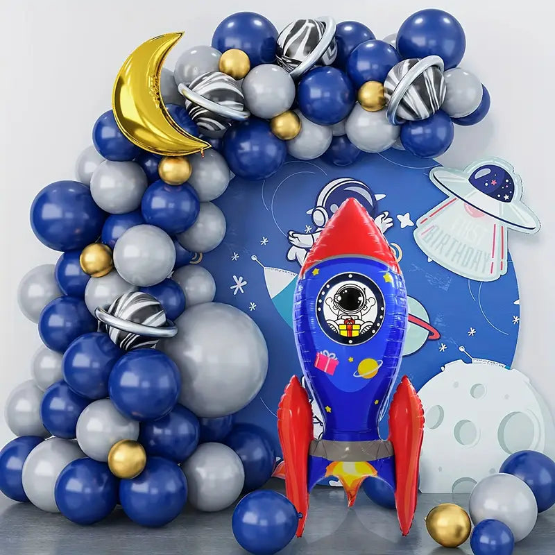Astronaut Rocket Giant Foil Balloon