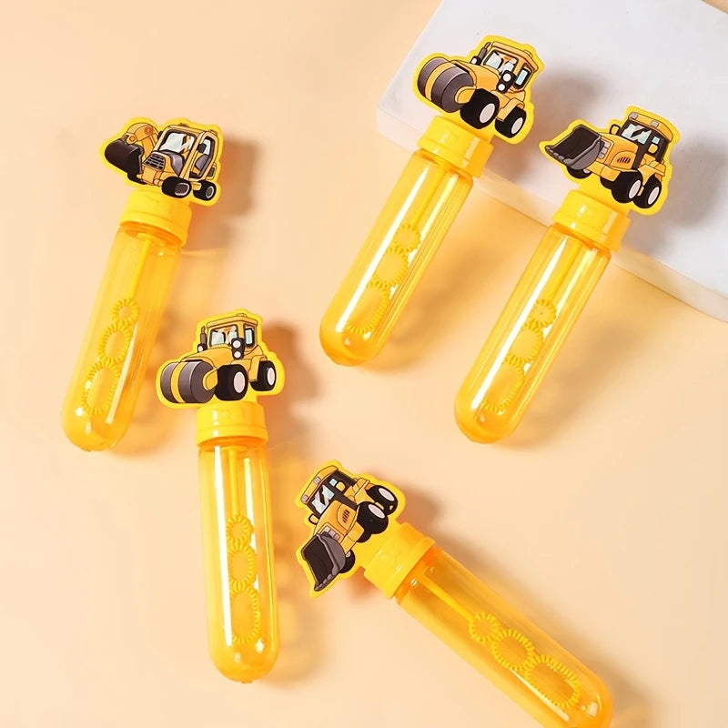 Construction Bubble Bottle Favors Pack of 10
