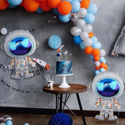 Astronauts Shaped Big Mylar Foil Balloon Pack of 2