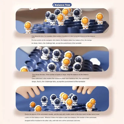 Astronaut Balance Tree Board Game for 2 Players
