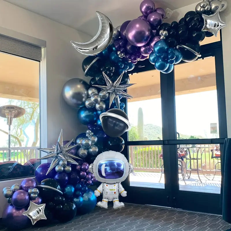 Space Balloon Garland Kit