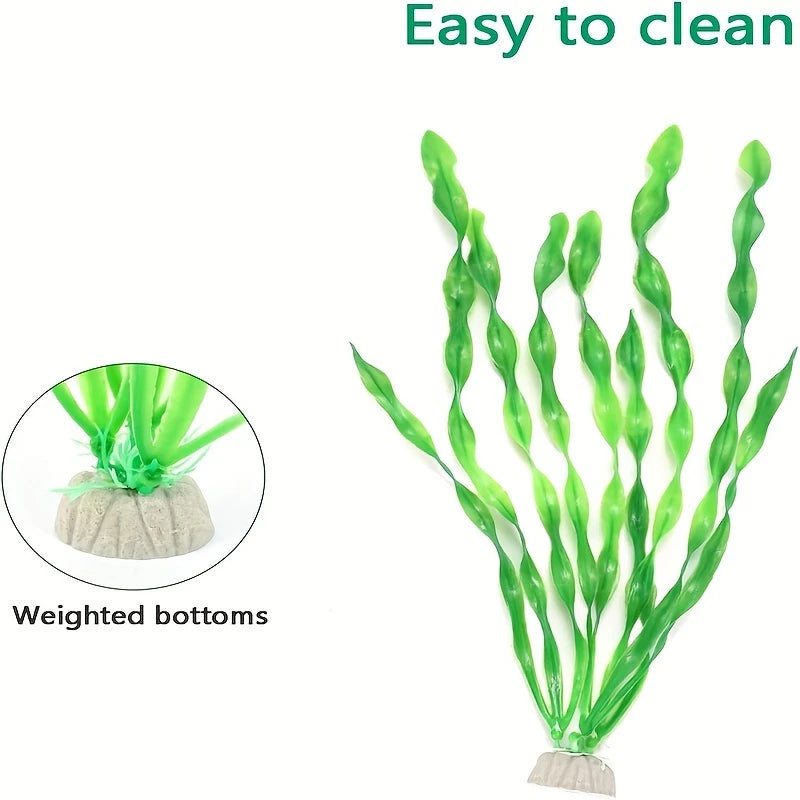 Artificial Seaweed Aquatic Plants Decorative Pack of 5