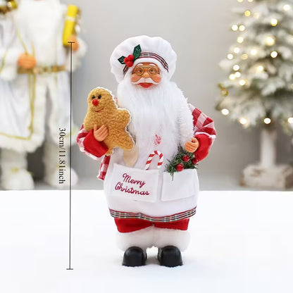 Santa and Mrs Claus Chef Figurines