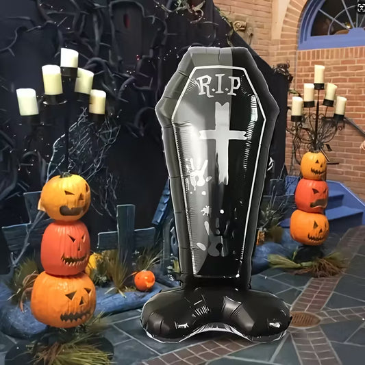 Coffin Standing Foil Balloon