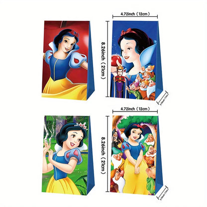 Snow White Party Paper Bags Pack of 12
