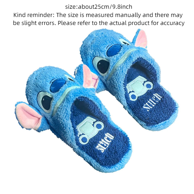 Stitch Winter Plush Slippers