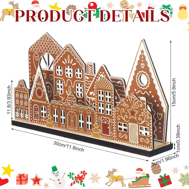 Christmas Gingerbread House Tabletop Decoration