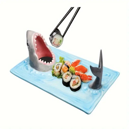 Shark Ceramic Sushi Platter