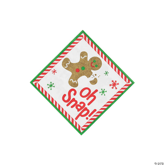 Gingerbread Beverage Paper Napkins Pack of 16