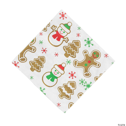 Gingerbread Paper Lunch Napkins Pack of 16