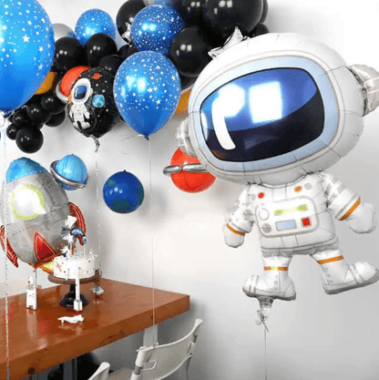 Astronauts Shaped Big Mylar Foil Balloon Pack of 2
