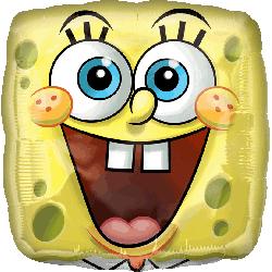 Spongebob Square Face 45cm Foil Balloon